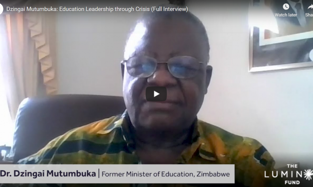 Education Interviews – Dzingai Mutumbuka
