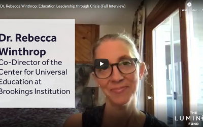 Education Interviews – Rebecca Winthrop